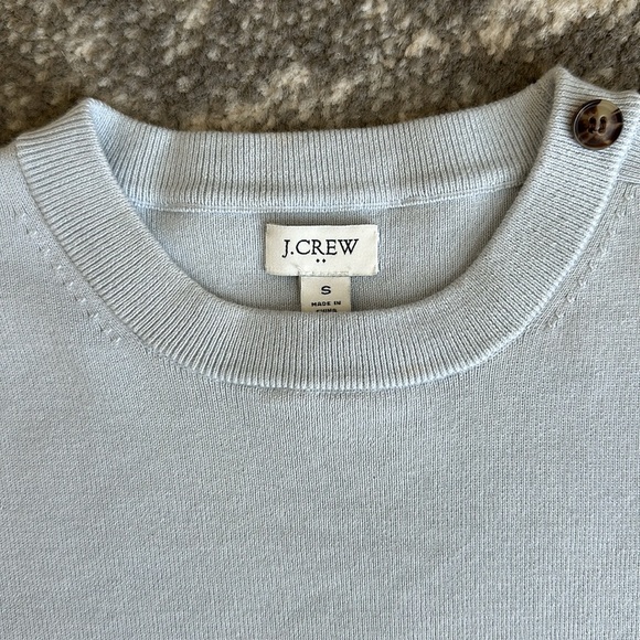 J. Crew Light. Blue Sweater Top NWOT - Picture 6 of 8